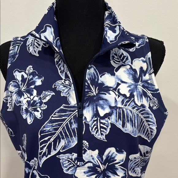 NEW TOMMY BAHAMA islandzone Aubrey mock dress golf beach moisture wicking Small - Picture 6 of 9